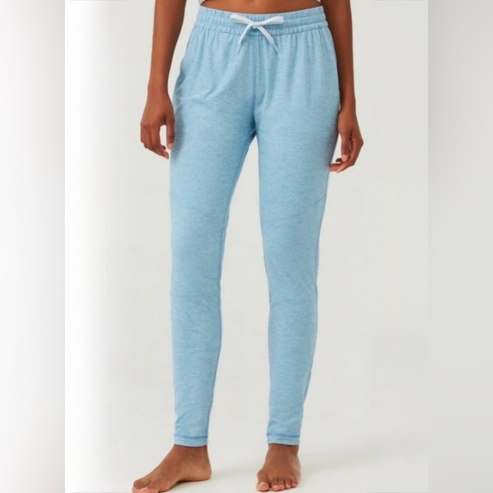 Outdoor Voices CloudKnit All Day Jogger Pant* Heathered Sky Blue size Large